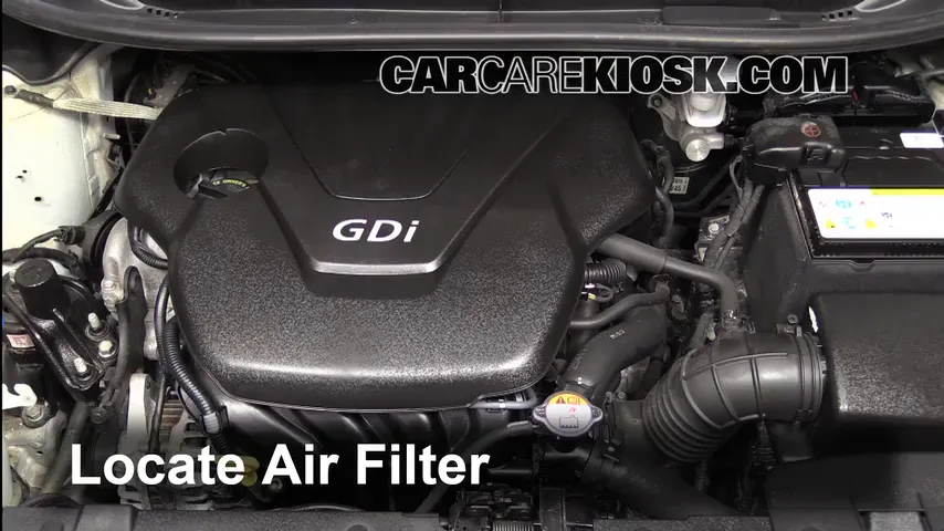 2012 Kia Rio5 LX 1.6L 4 Cyl. Air Filter (Engine)